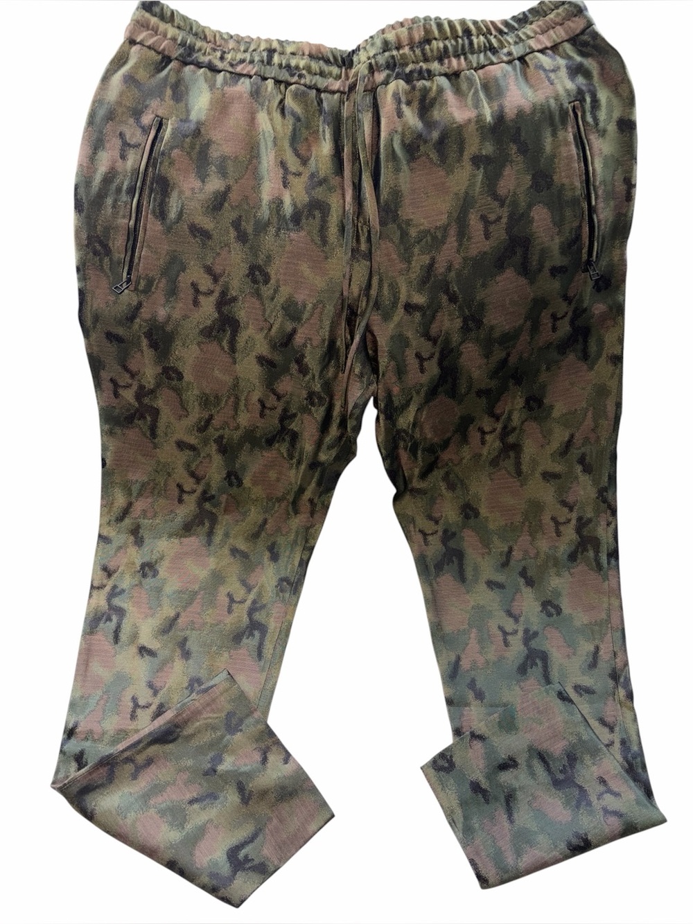 Faith Connexion khaki distressed pants trousers